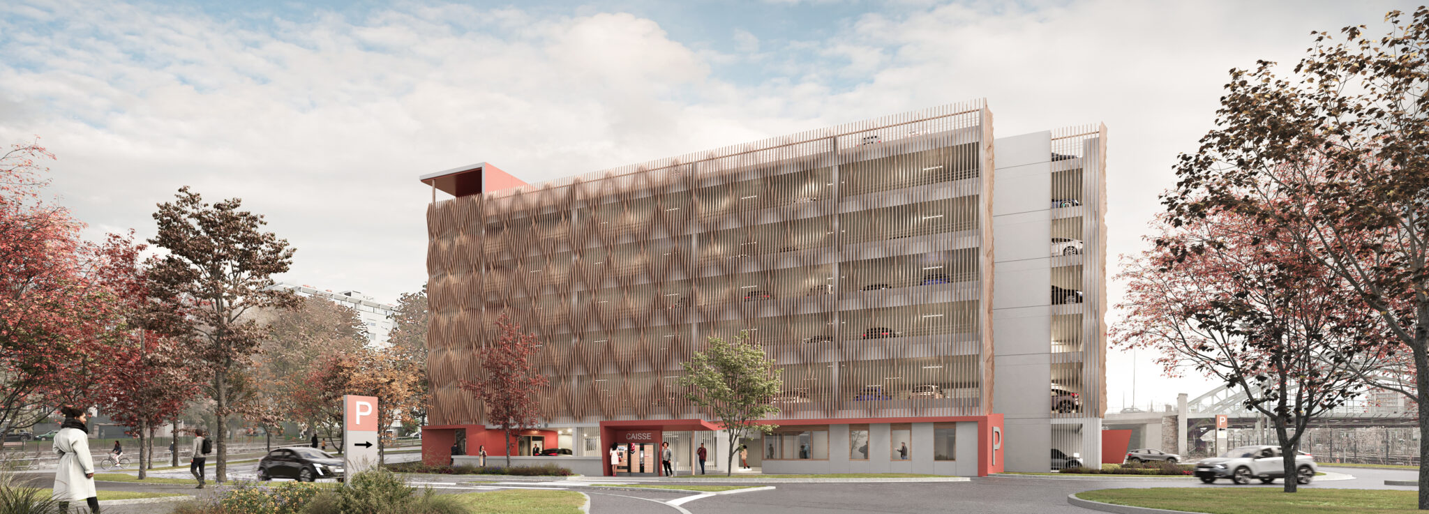 Le parking P3 Gare de Mulhouse