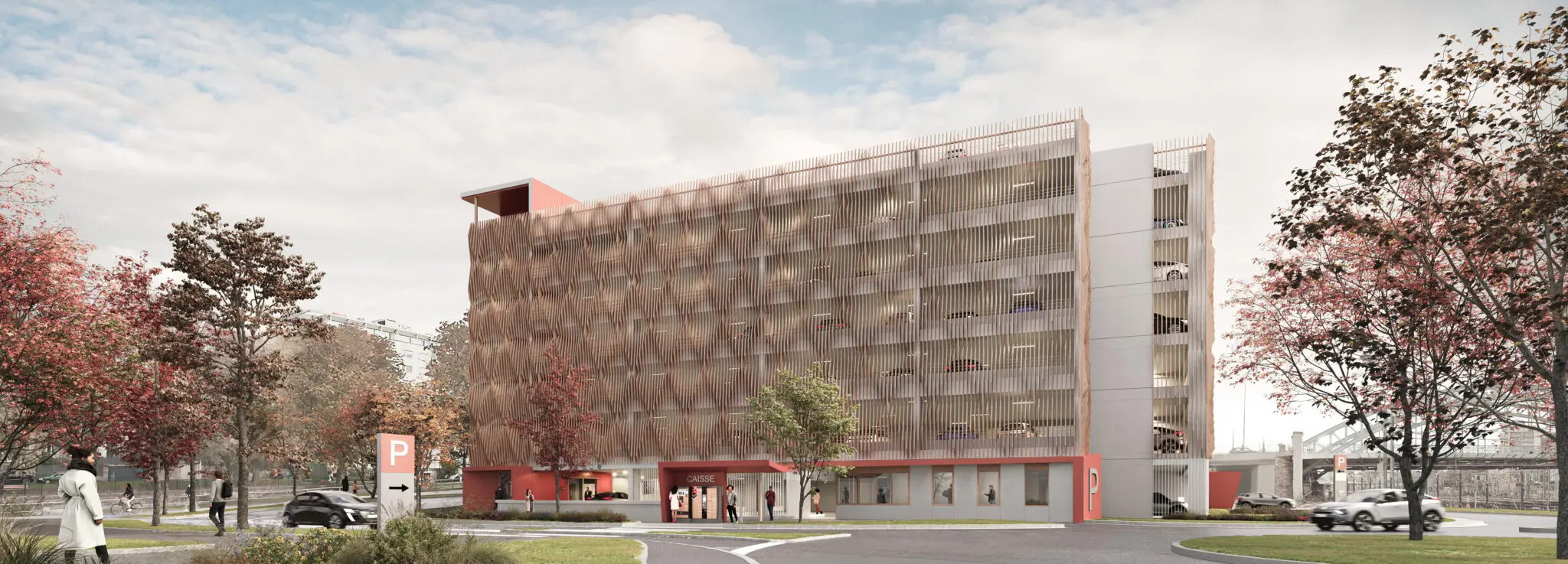 Le parking P3 Gare de Mulhouse